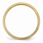 14K Yellow Gold Light Comfort Fit Fancy Band